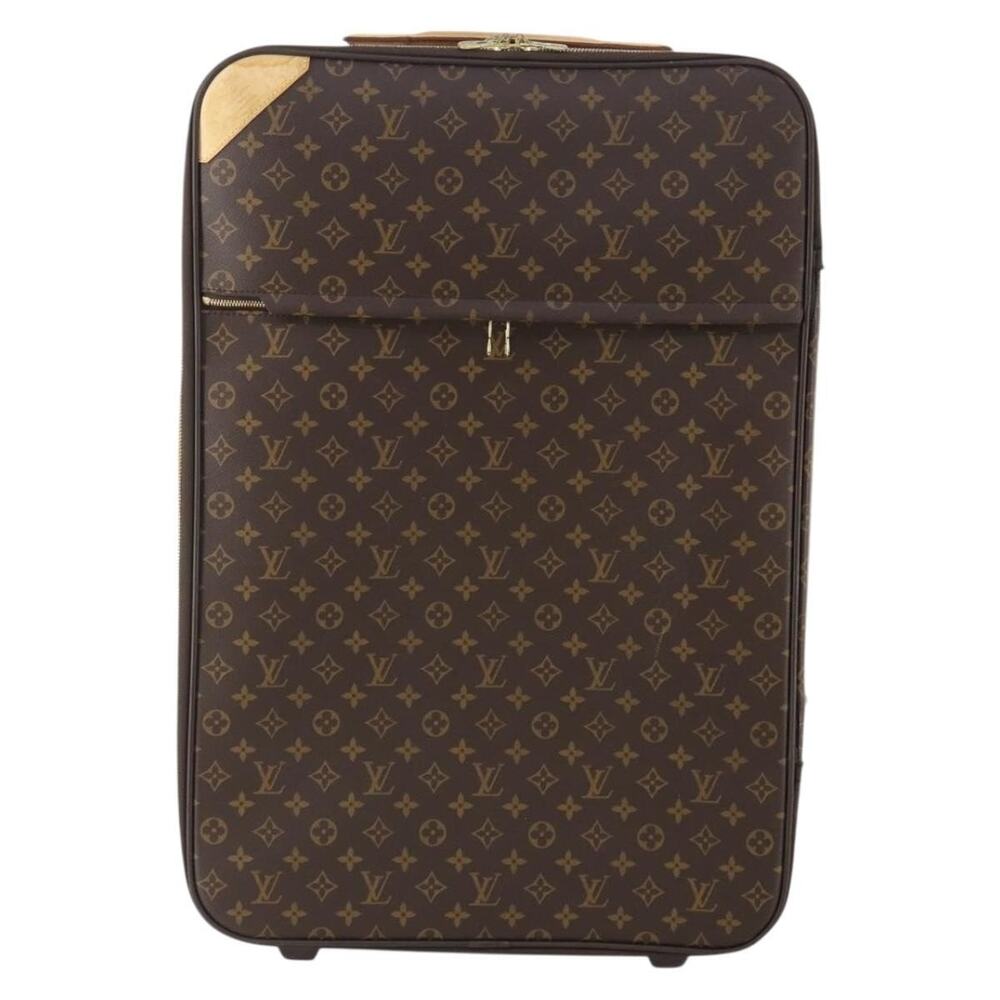 Louis Vuitton Monogram Pegas 65 Suitcase Brown